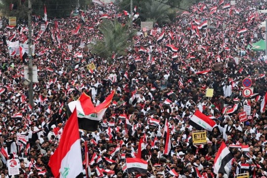 بازتاب تظاهرات میلیونی امروز عراق در رسانه های بین المللی            