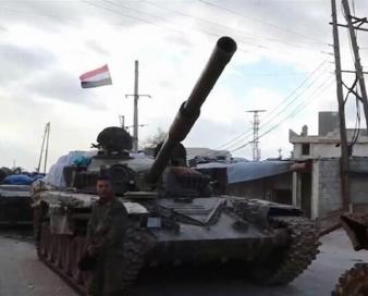 پدافند هوایی ارتش سوریه با اهداف مهاجم مقابله کرد