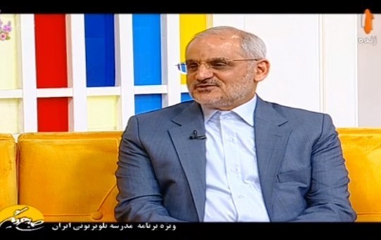 حضور وزیر آموزش‌و‌پرورش در استودیوی ضبط برنامه مدرسه تلویزیونی ایران + تصاویر