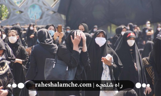 عزاداری و برپایی نماز ظهر عاشورای سال 99 در تهران +تصاویر
