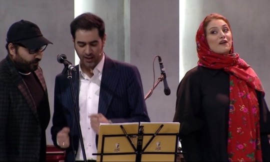 خوانندگی شهاب حسینی و شبنم مقدمی/  فیلم