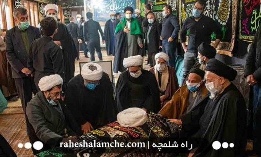 تشییع پیکر مطهر علامه نظری خادم الشریعه +تصاویر
