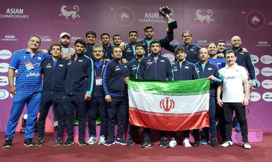 ایران قهرمان کشتی آسیا شد