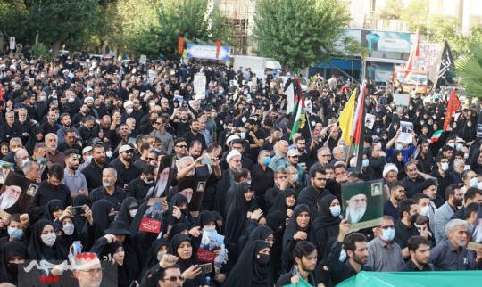 تجمع تهرانی‌ها در اعتراض به جنایات رژیم صهیونیستی +تصاویر