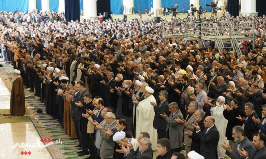 گزارش تصویری نمازجمعه امروز تهران 