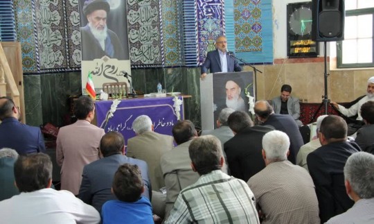  مراسم گرامی‌داشت ارتحال امام خمینی(ره) در خرقان ساوه برگزار شد