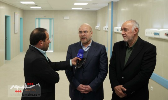 بازدید قالیباف از پروژه احداث بیمارستان ۴۰۷ تختخوابی در اسلامشهر