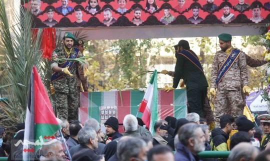 سنگ تمام مردم ایران در تشییع شهدای گمنام +تصاویر