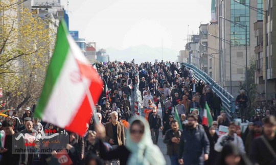 حضور بی‌نظیر مردم ایران در راهپیمایی 22 بهمن 1402  از دریچه دوربین راه شلمچه