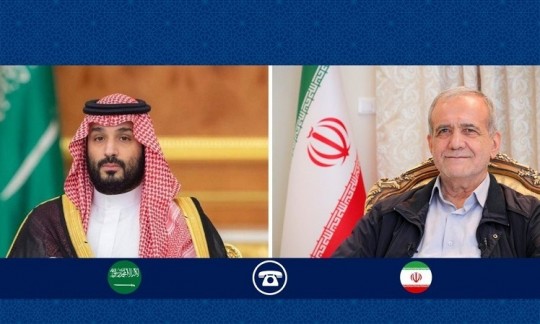 گفت‌و‌گوی پزشکیان با ولیعهد عربستان 