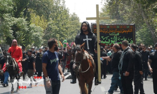 دسته عزادارای خاص در تهران +تصاویر