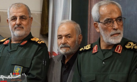در مراسم اربعین سردار شهید سلامی چه کسانی بودند؟ +تصاویر