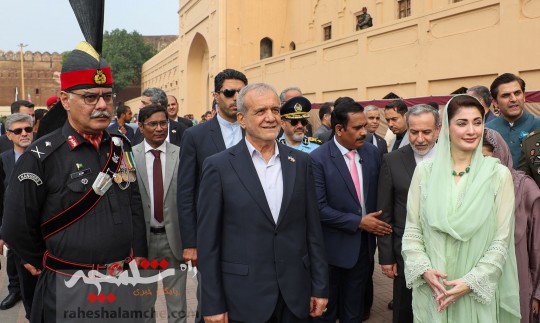 اولین روز حضور پزشکیان در پاکستان +تصاویر